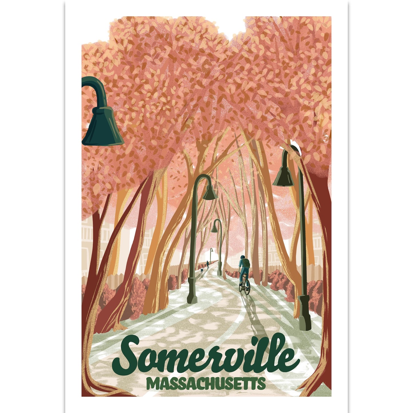 Somerville Art Print 12x18 - Kat Maus Haus