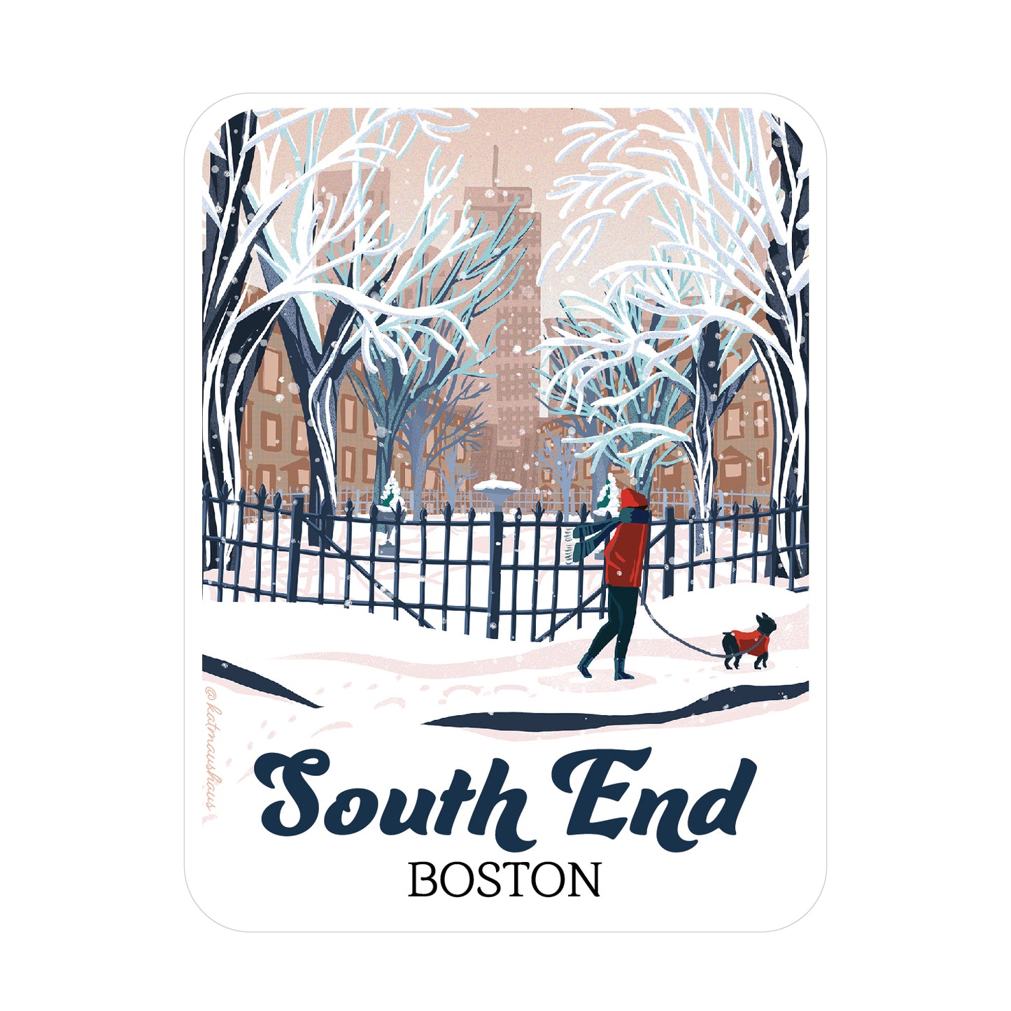 South End, Boston Sticker