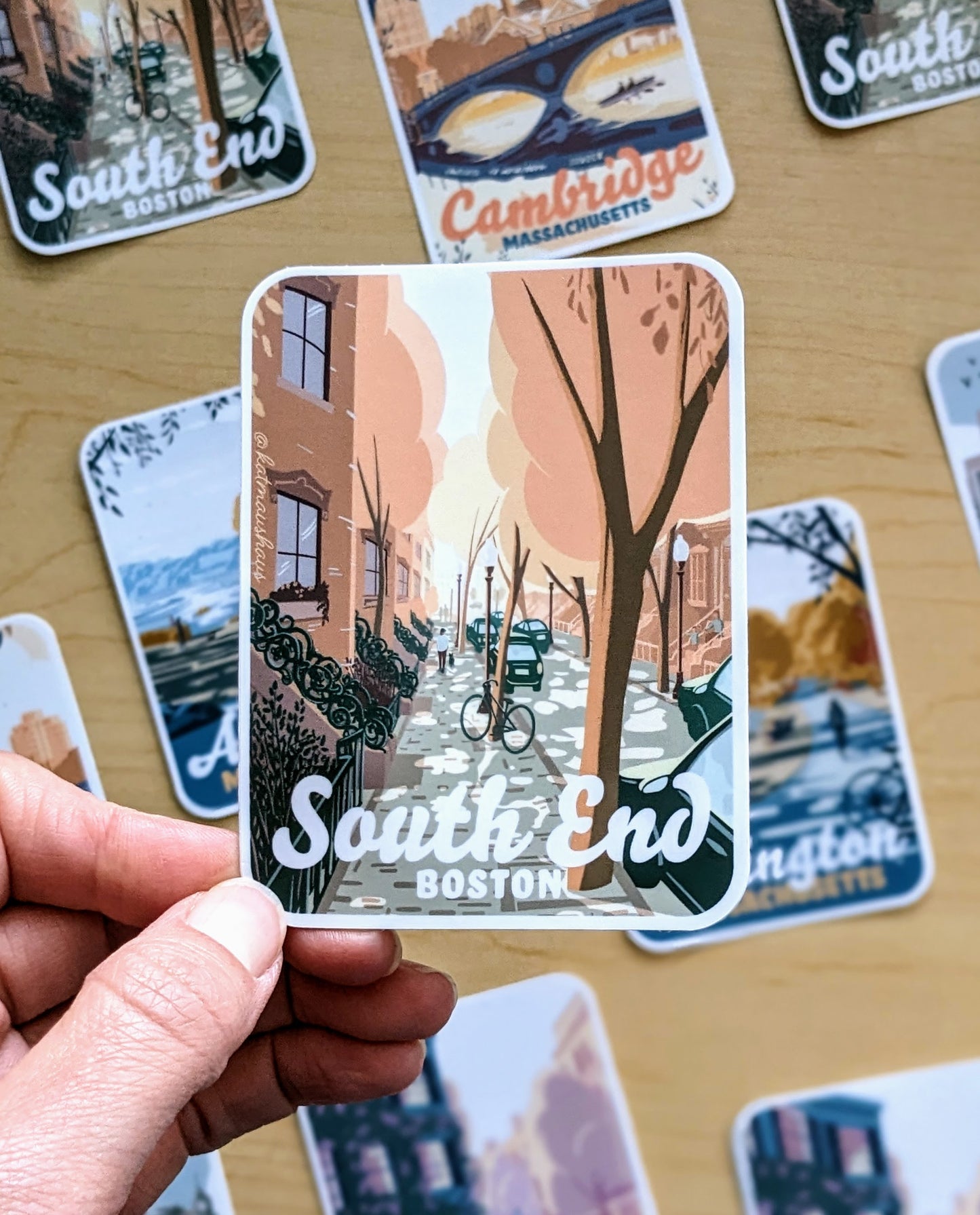 South End, Boston (Summer Edition) Sticker