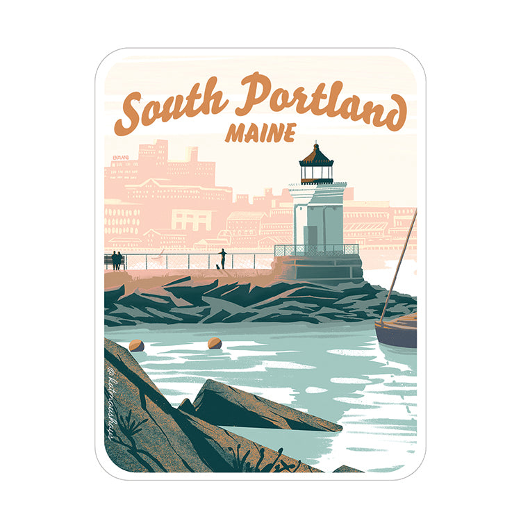 South Portland, Maine Sticker